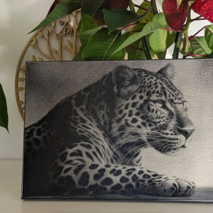 Toile gravée personnalisée