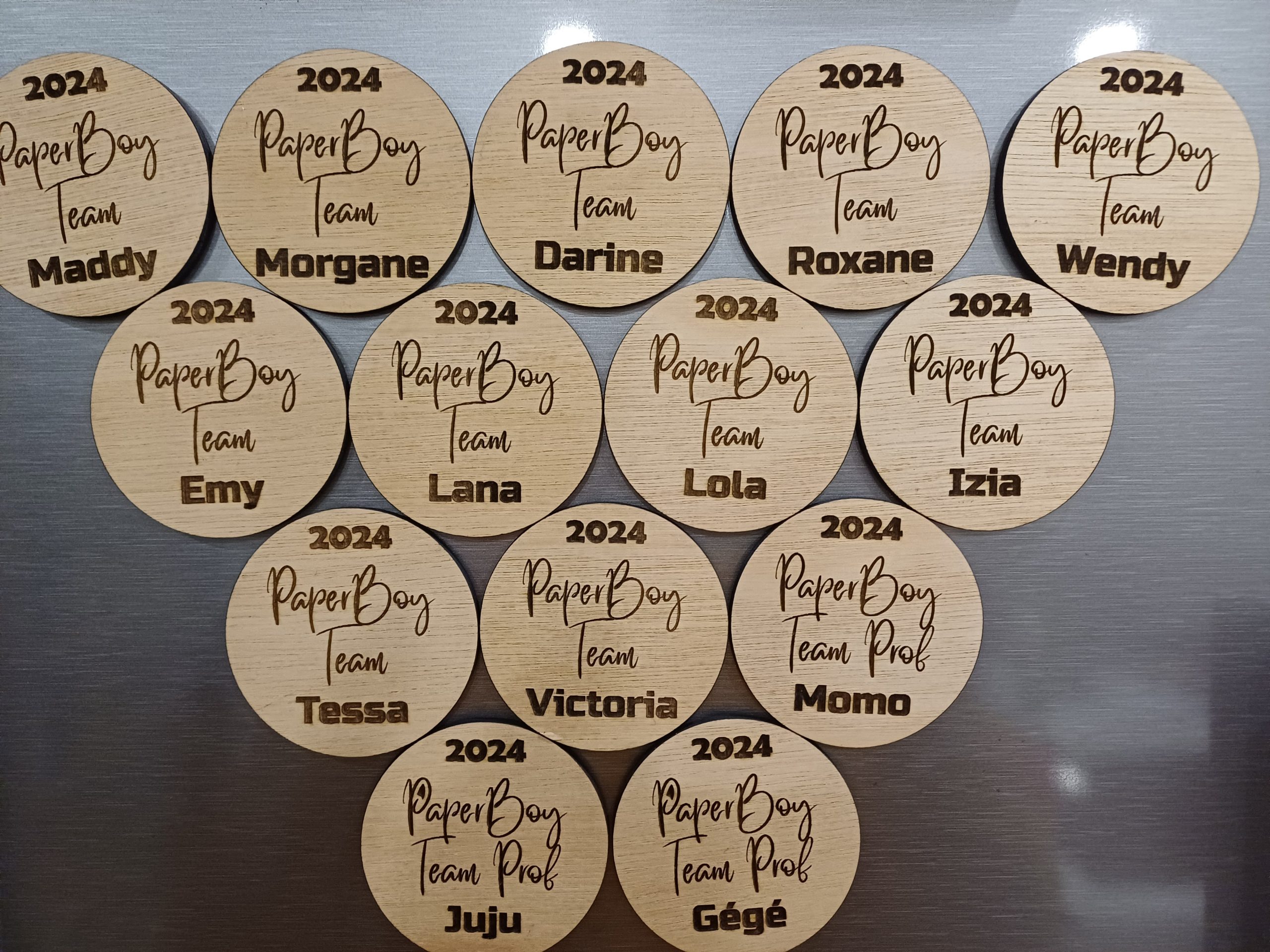 Magnets Bois Personnalisés