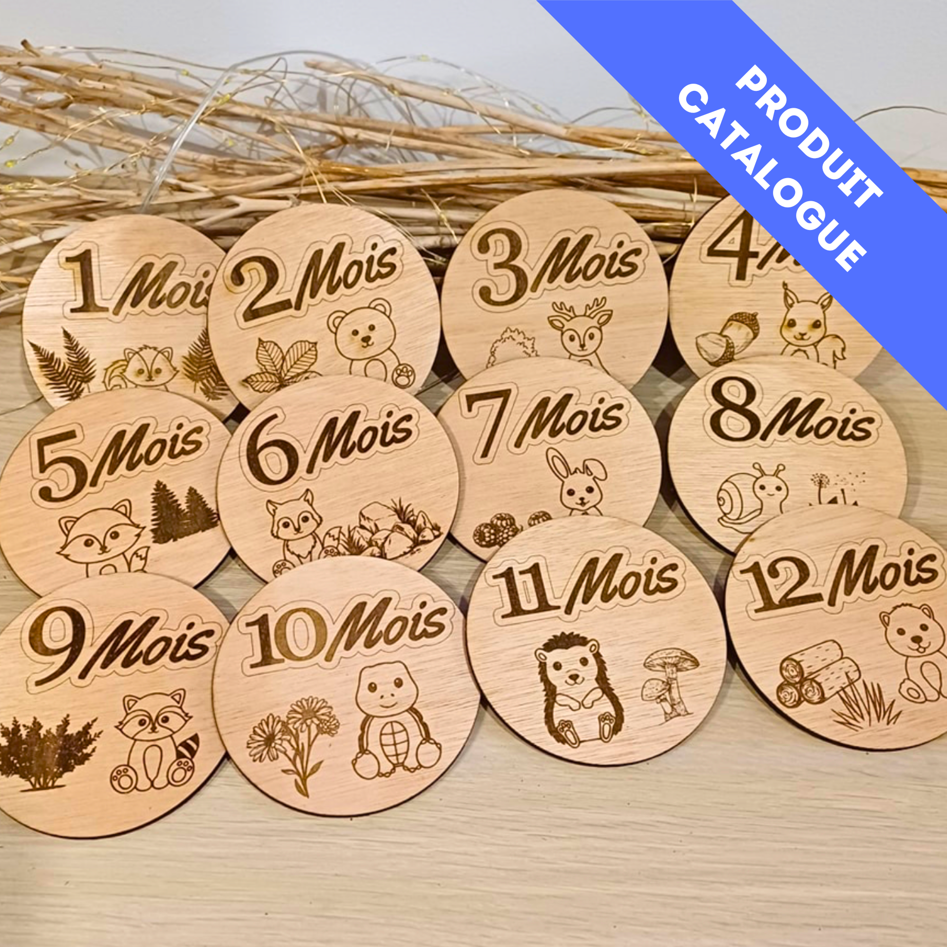 Cartes Etapes 12 mois Naissance